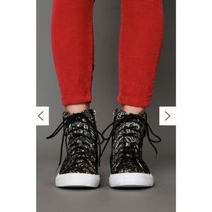 Lace Sneakers Womens Size 8